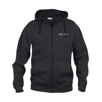 Hettejakke med to lommer i front og flatt snøre