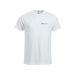 Klassisk t-shirt med morderne passform Hvit