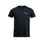 Klassisk t-shirt med morderne passform Svart